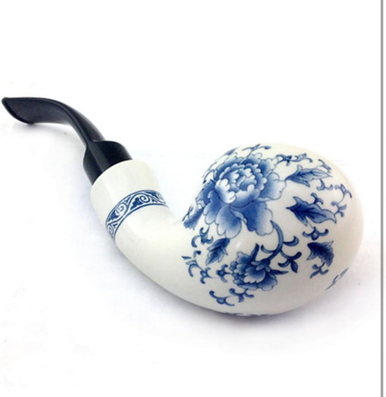 Floral Ceramic Smoking Pipe