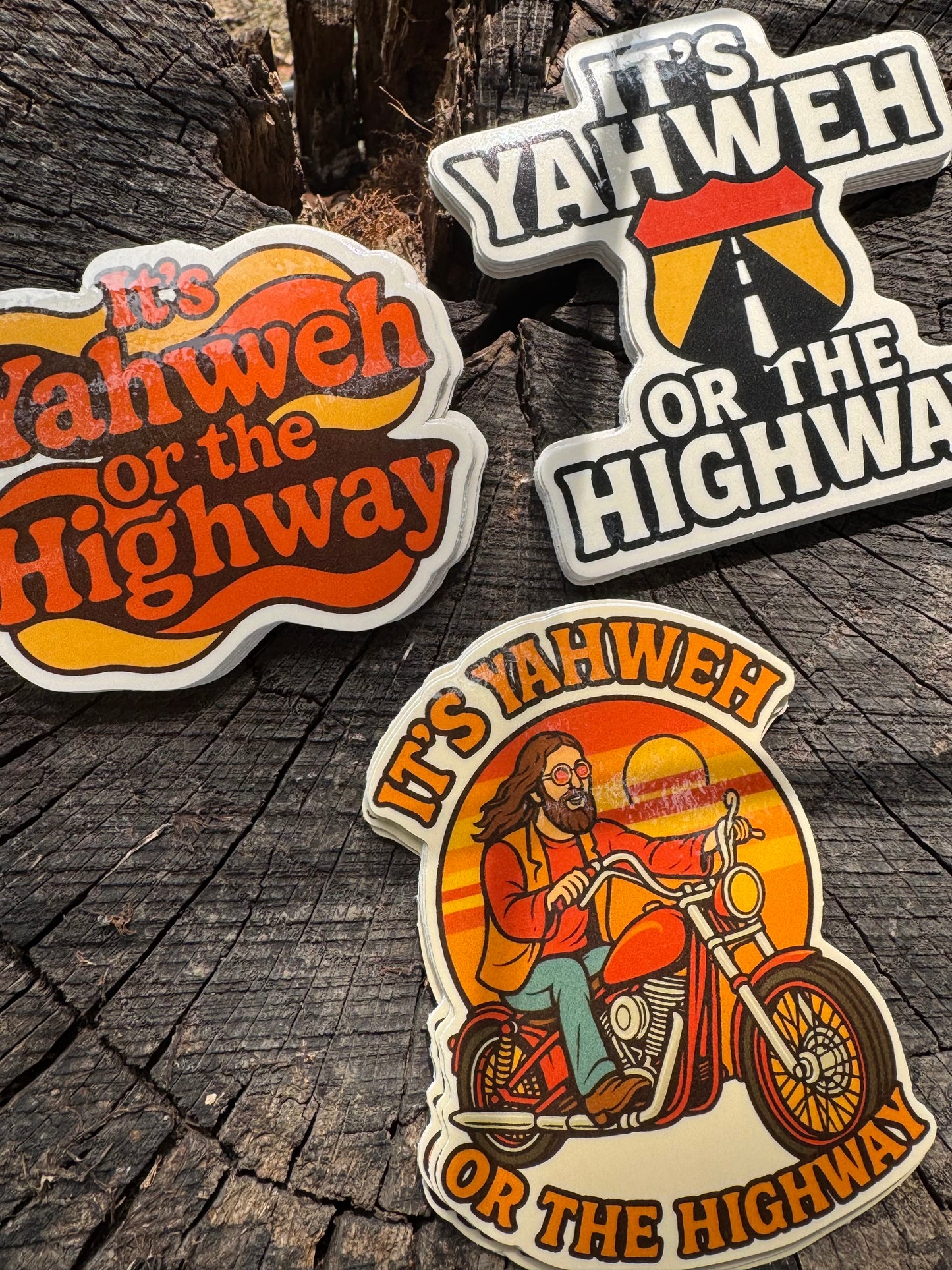 It’s Yahweh or the Highway Sticker Collection