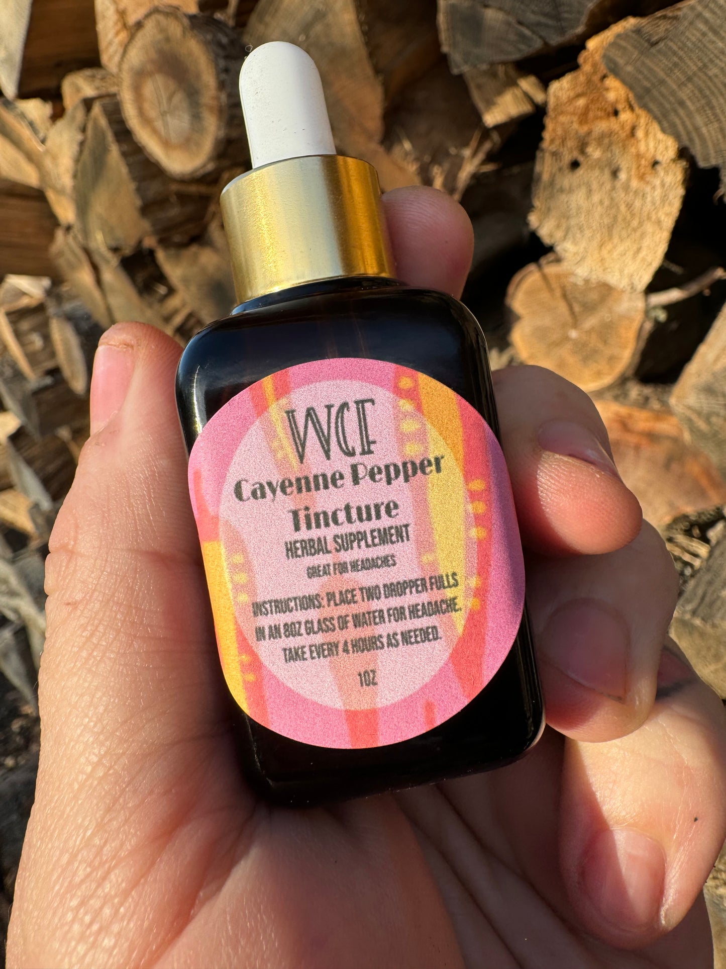 Cayenne Tincture (1oz amber glass dropper)