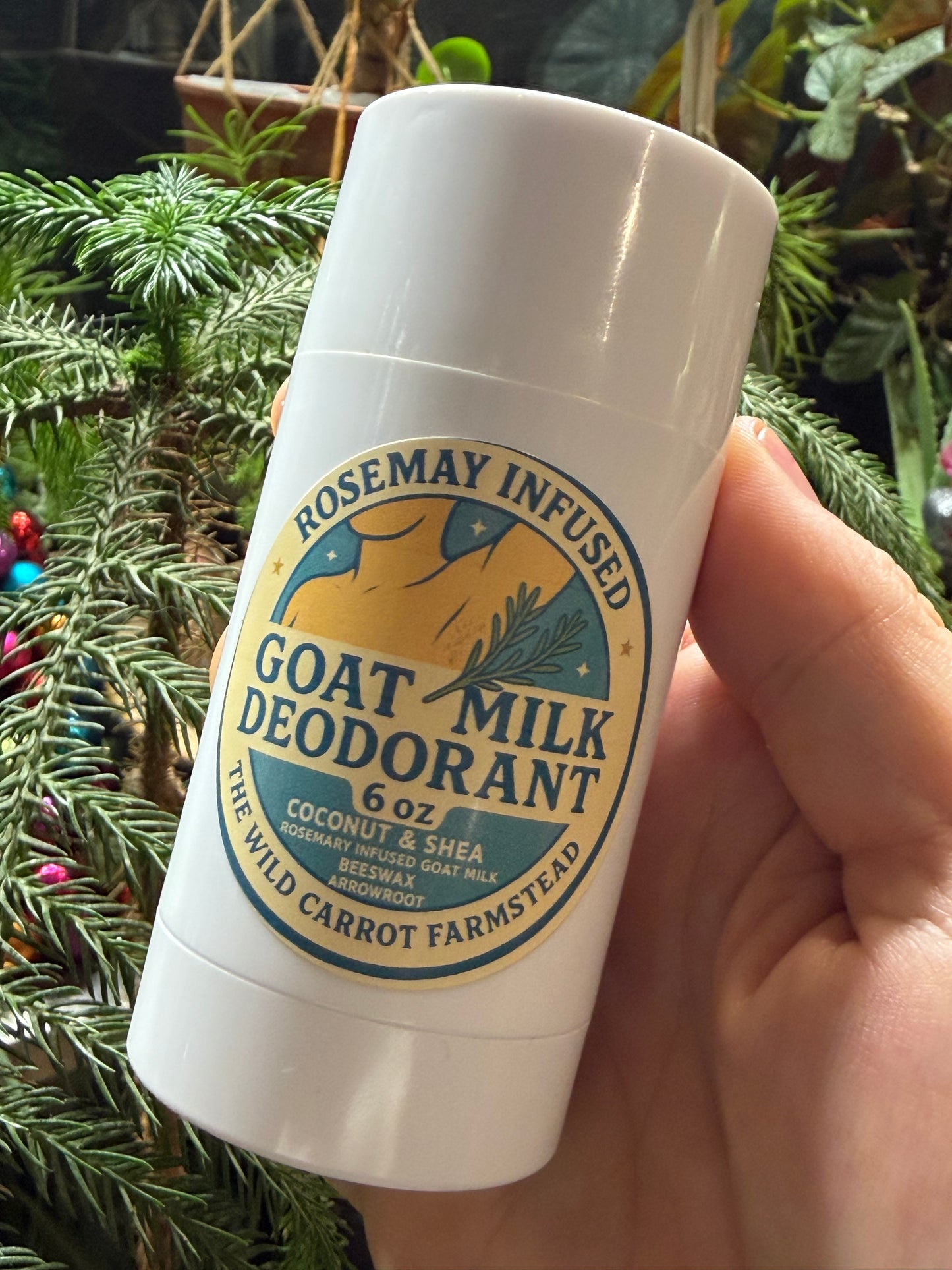 Rosemary Melaleuca Goat Milk Deodorant (1.5oz Twist-Up)
