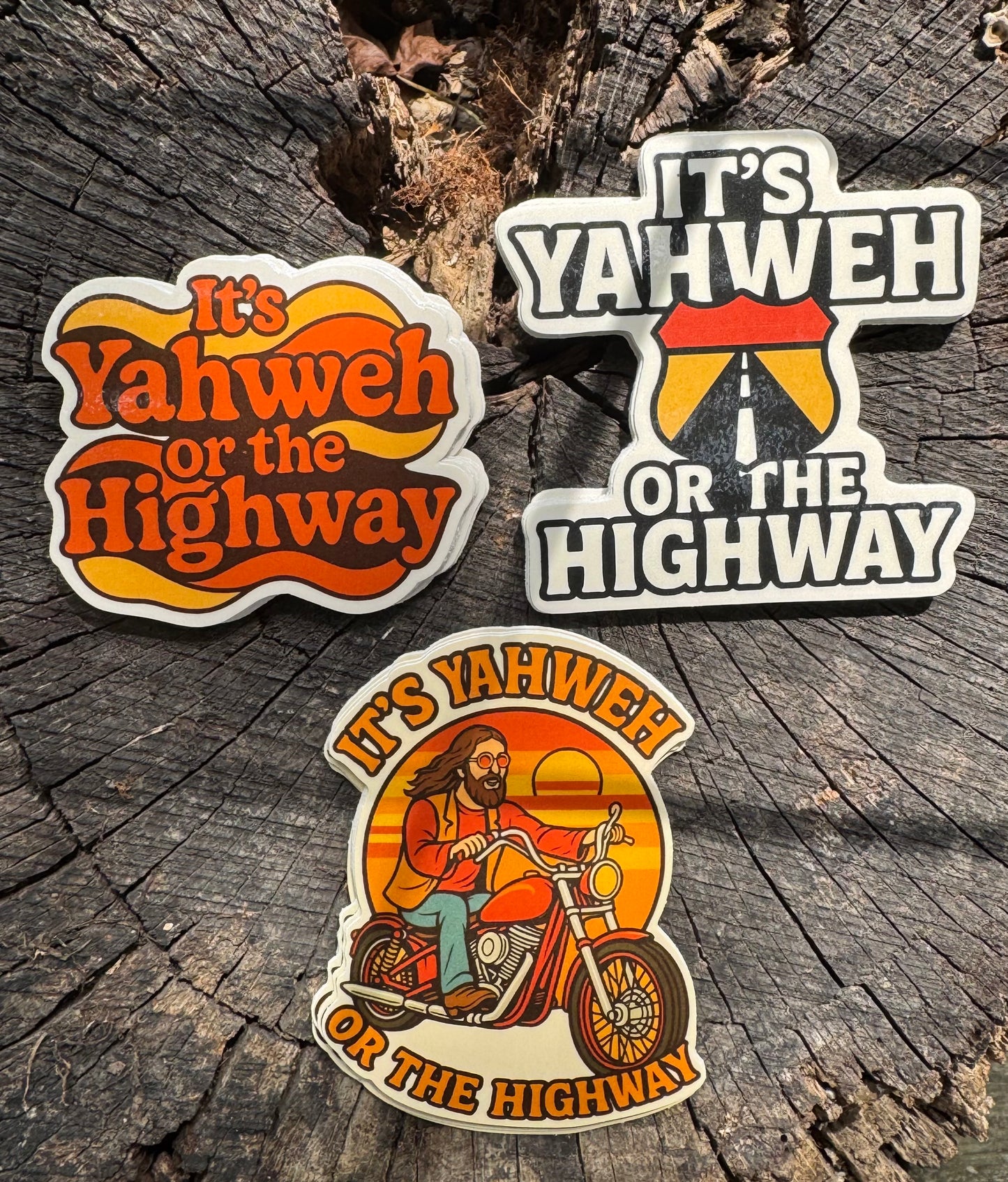 It’s Yahweh or the Highway Sticker Collection