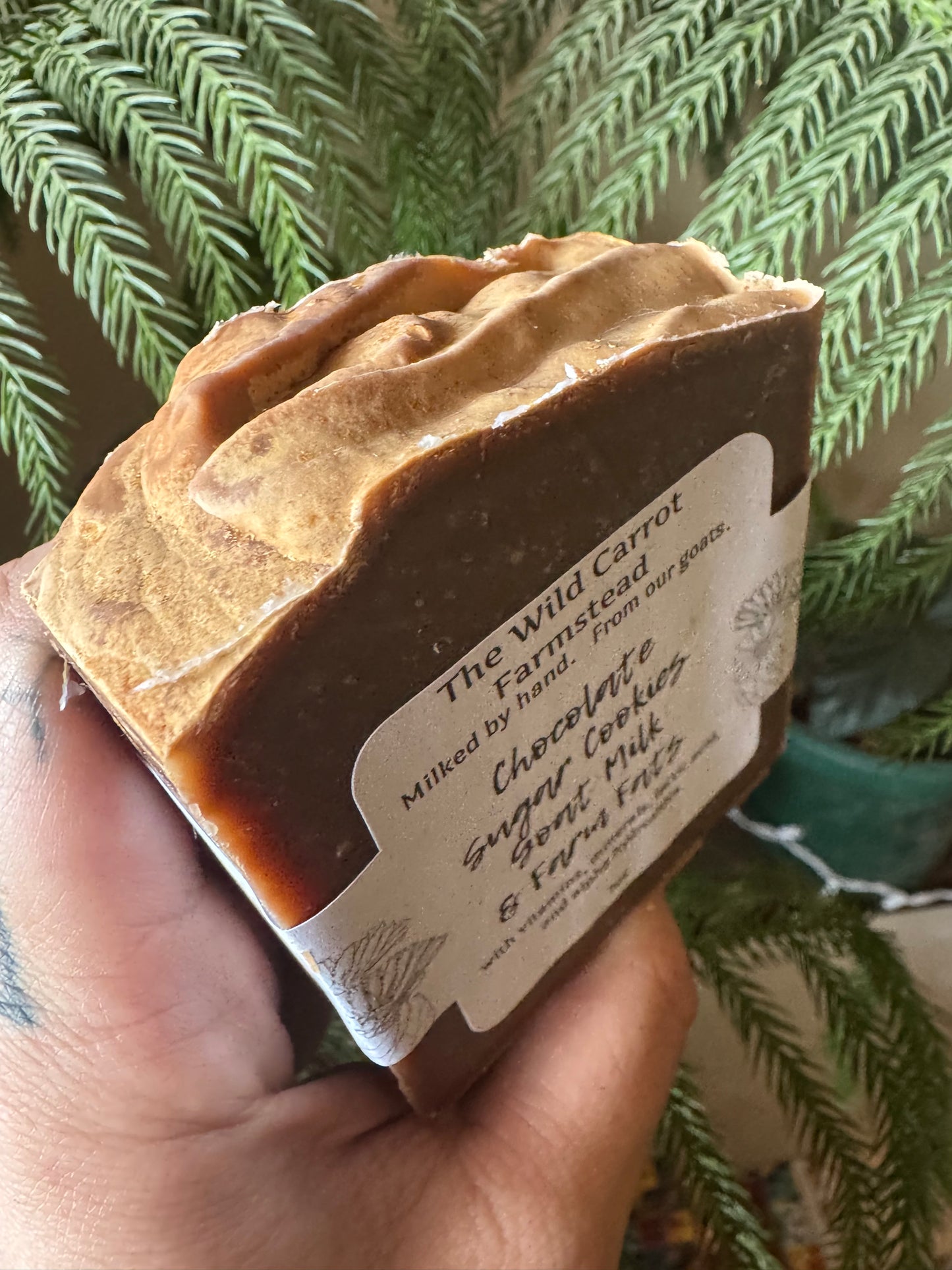 Chocolate Cookie Goat Milk & Tallow Soap (7oz bar)