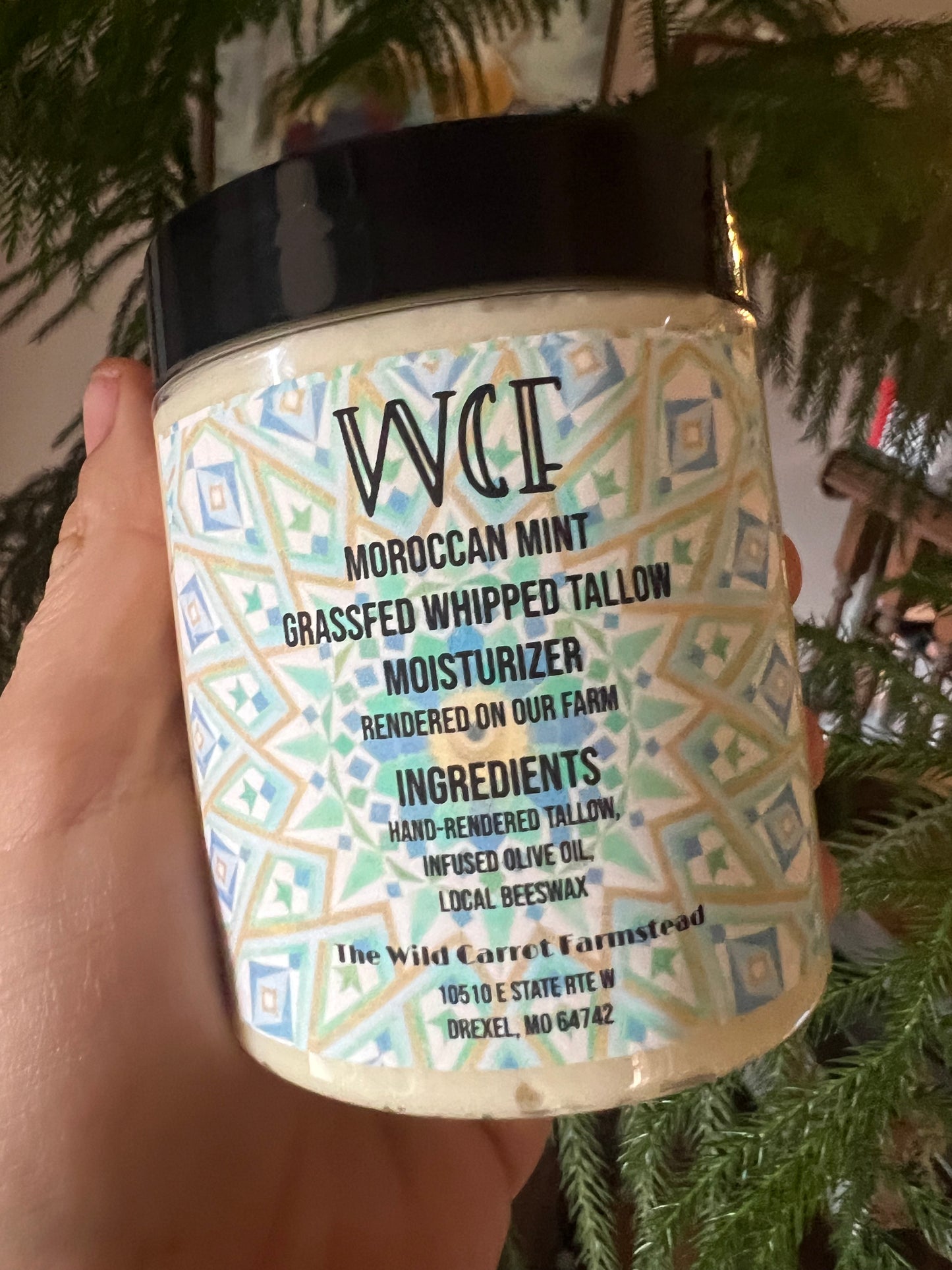 Moroccan Mint Tallow (2oz/4oz/8oz)