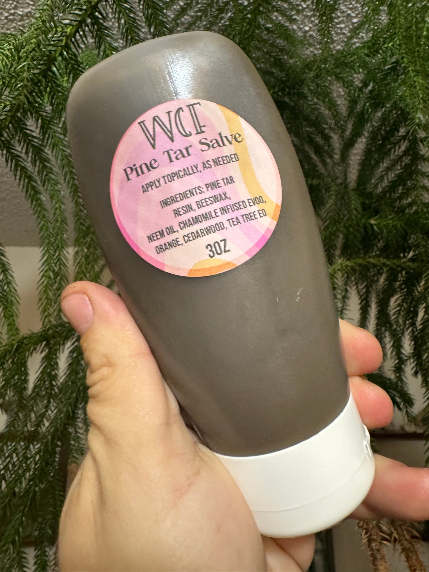 Pine Tar Salve (2oz tin/4.4oz Squeeze Tube)