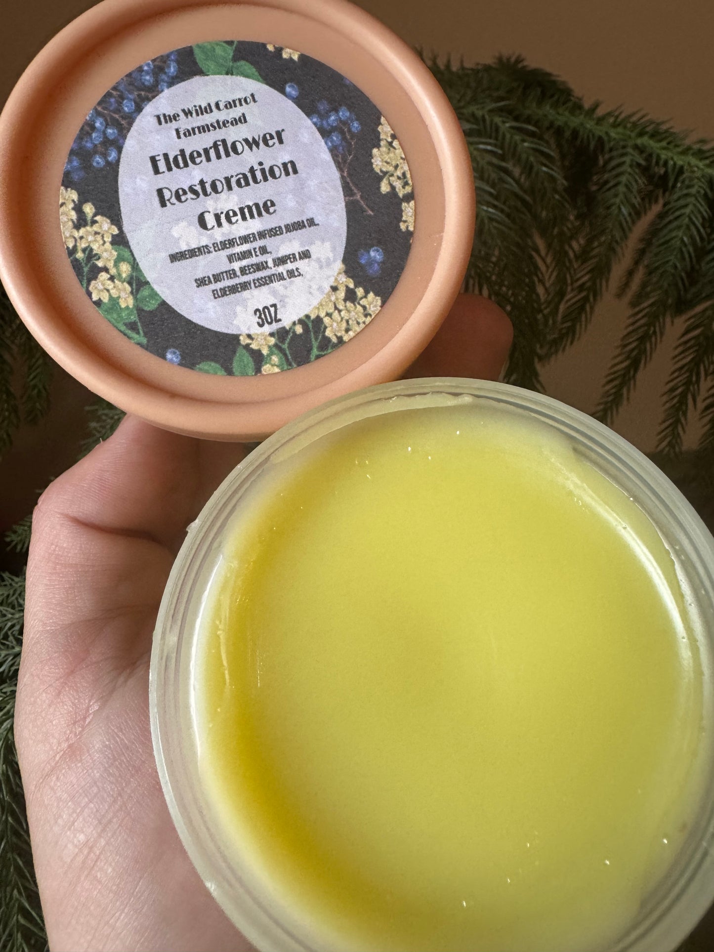 Elderflower Restoration Creme (*now 4oz glass container)