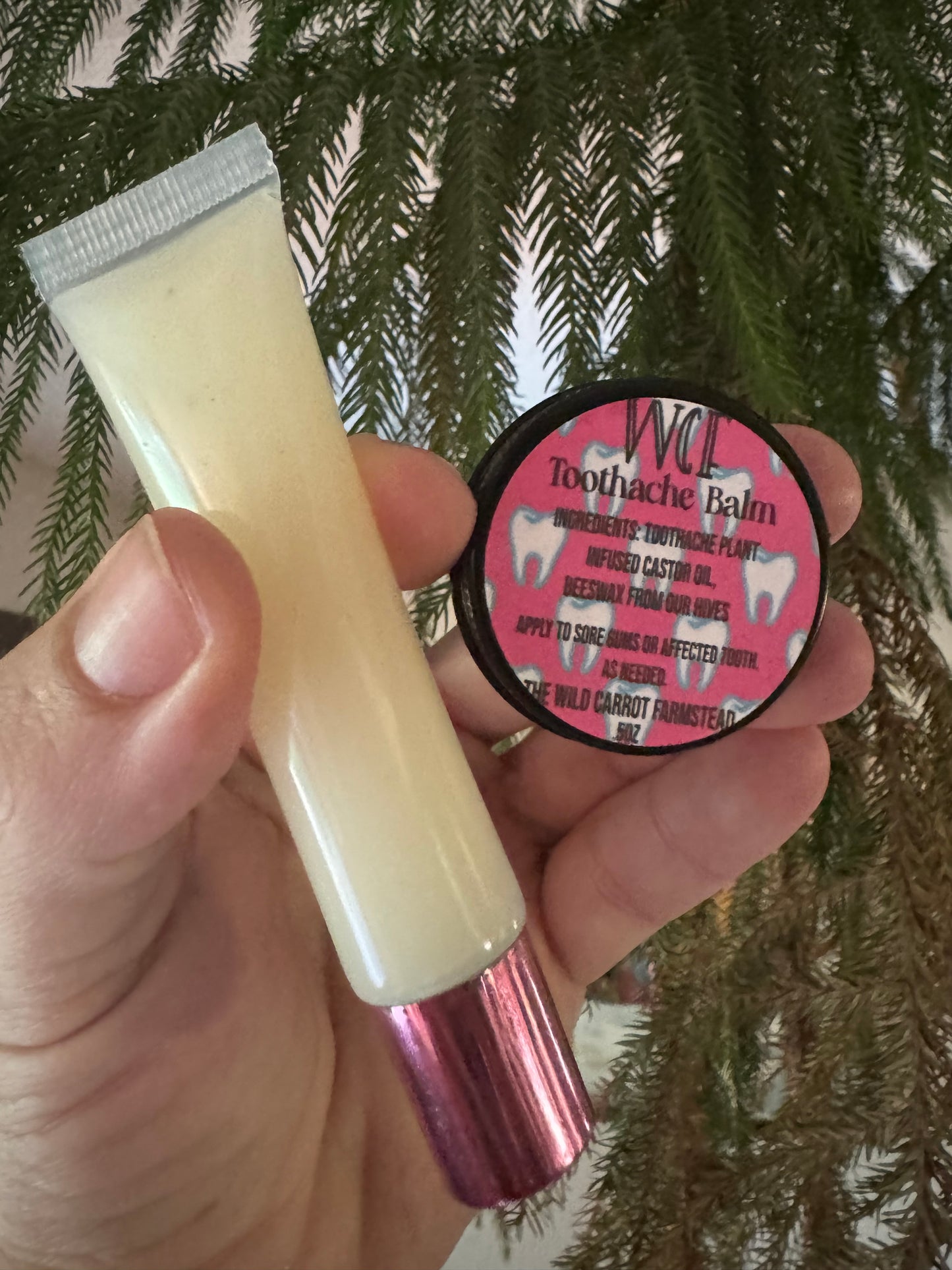 Toothache Balm (.5oz tin or squeeze tube)