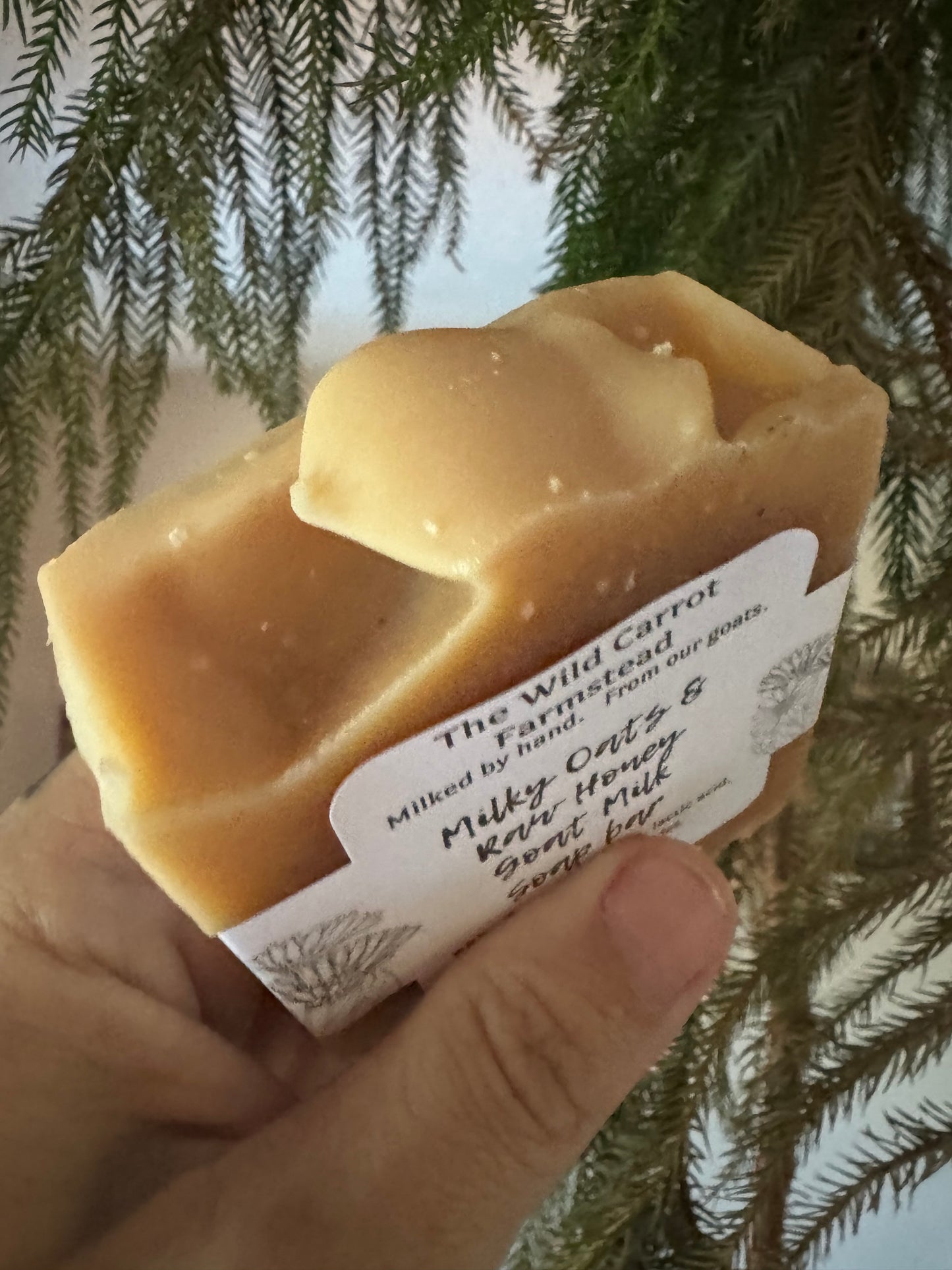 Milky Oats & Raw Honey Goat Milk Soap (7oz)
