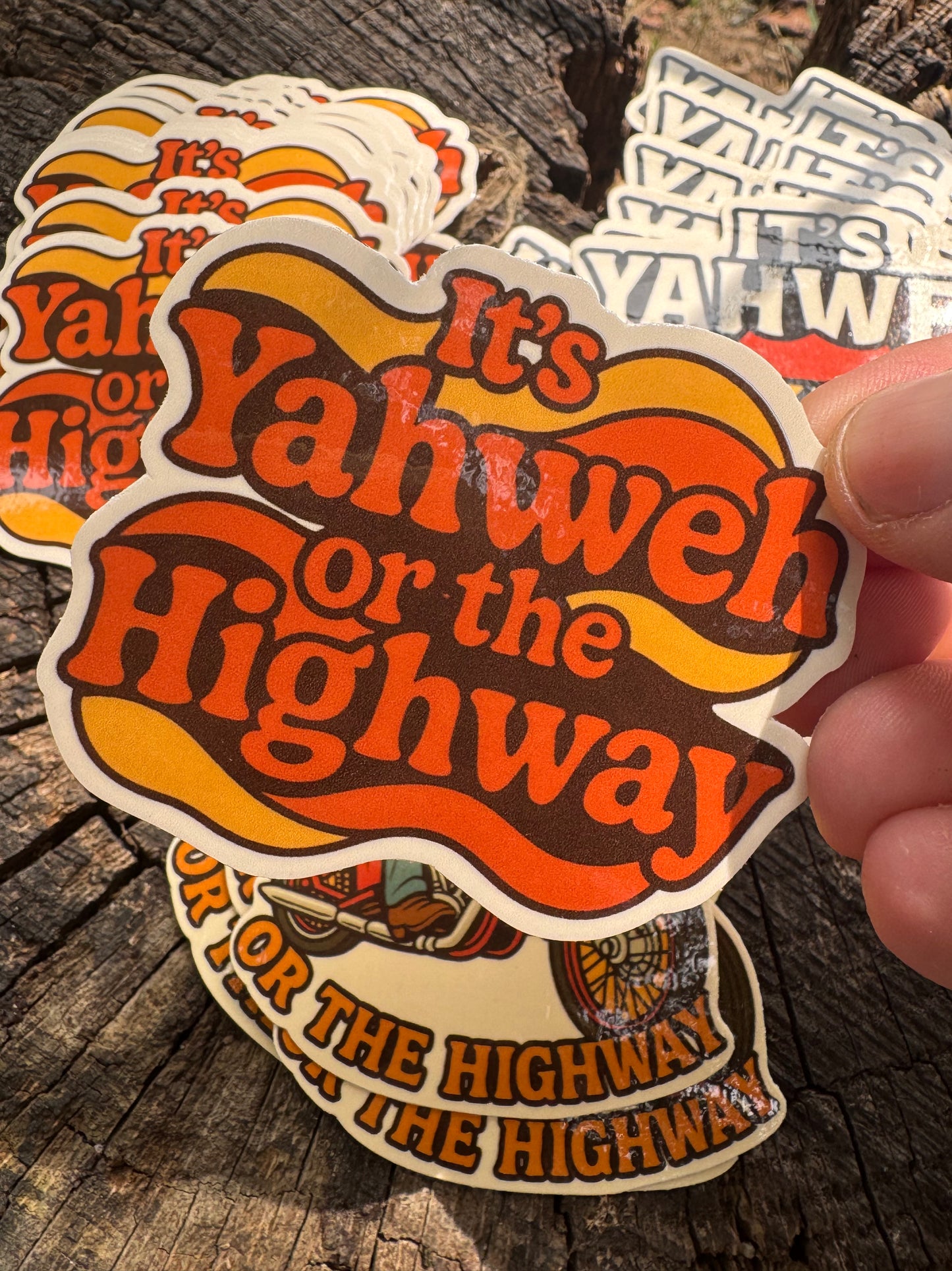 It’s Yahweh or the Highway Sticker Collection