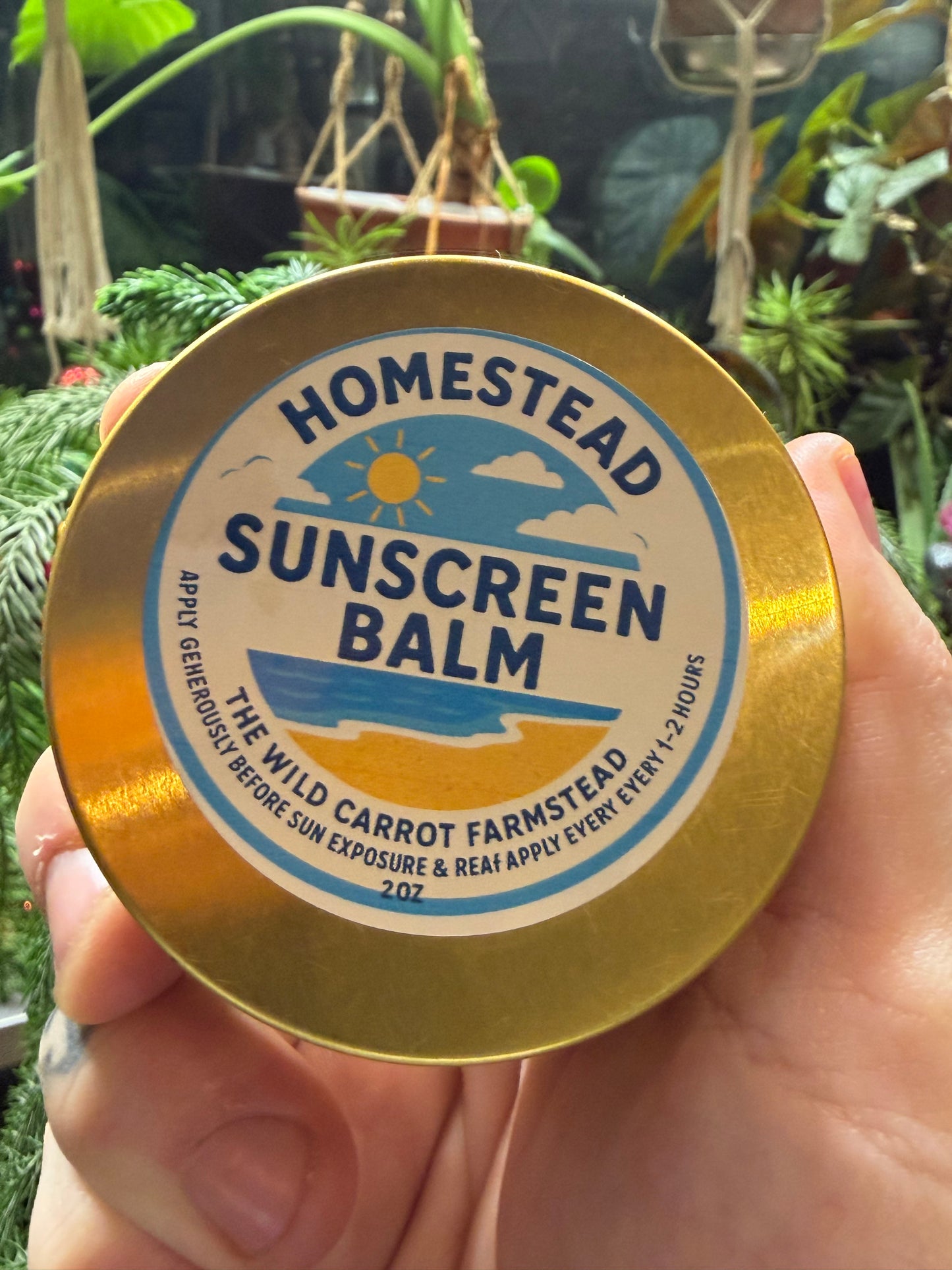Tallow Sunscreen (2oz Metal tin)