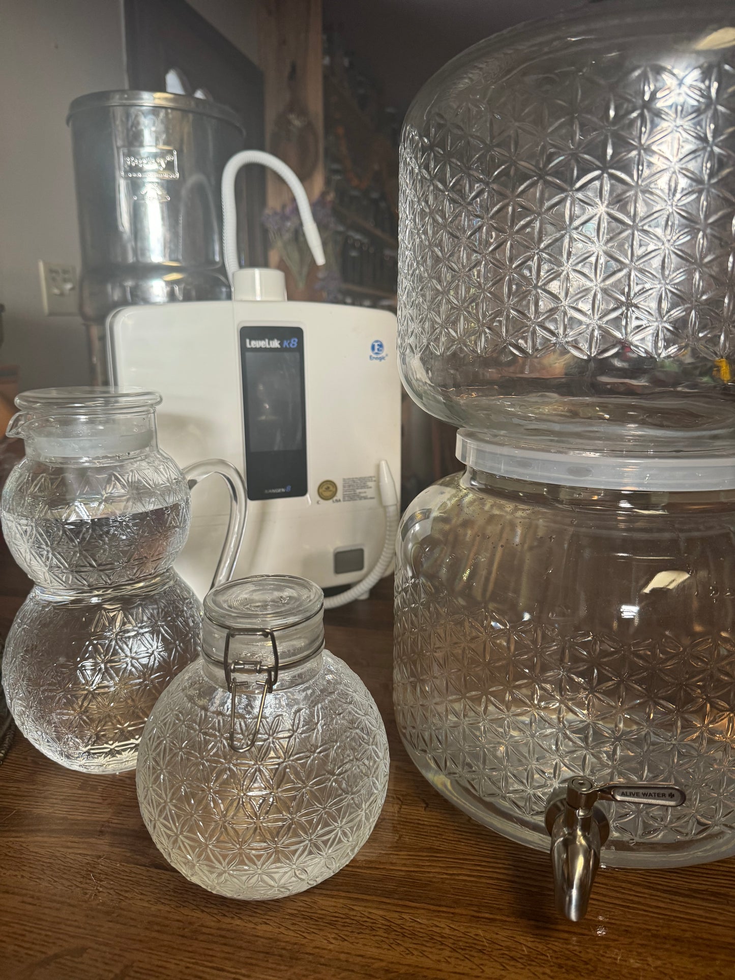 Alive Water Glassware; beautiful glass for water storage (FOLLOW LINK TO ORDER!!)