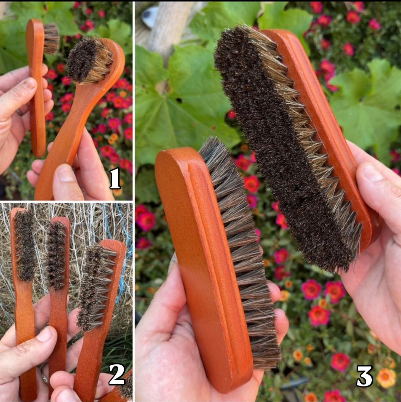 Natural Wood & Boar Bristle Nail Brush