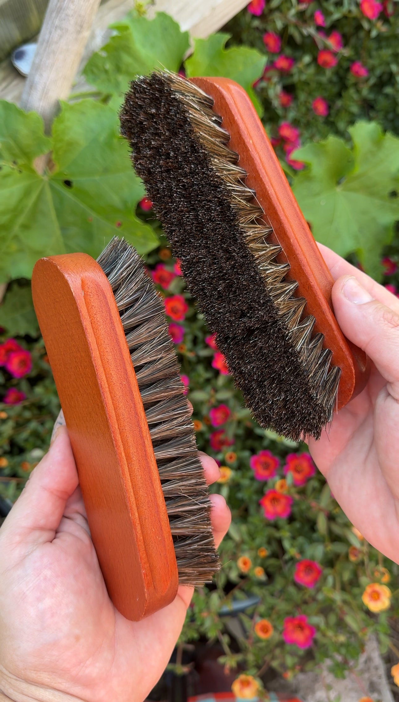 Natural Wood & Boar Bristle Nail Brush