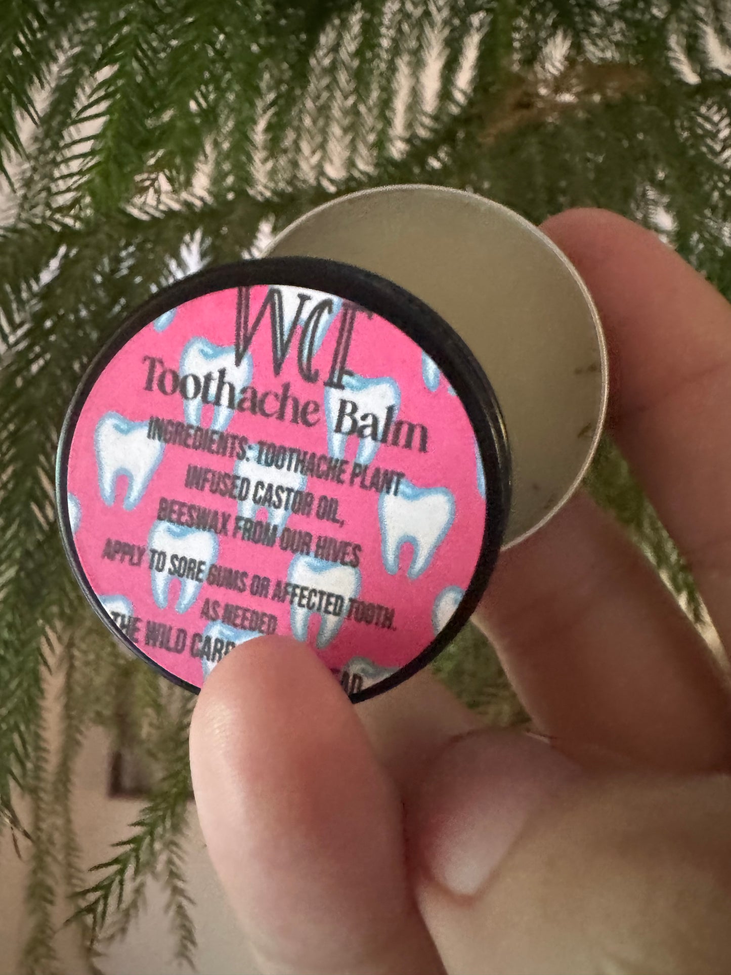 Toothache Balm (.5oz tin or squeeze tube)