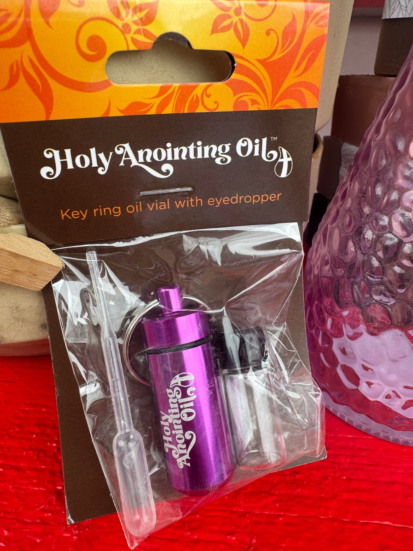Anointing Oil Keychain (various colors available)