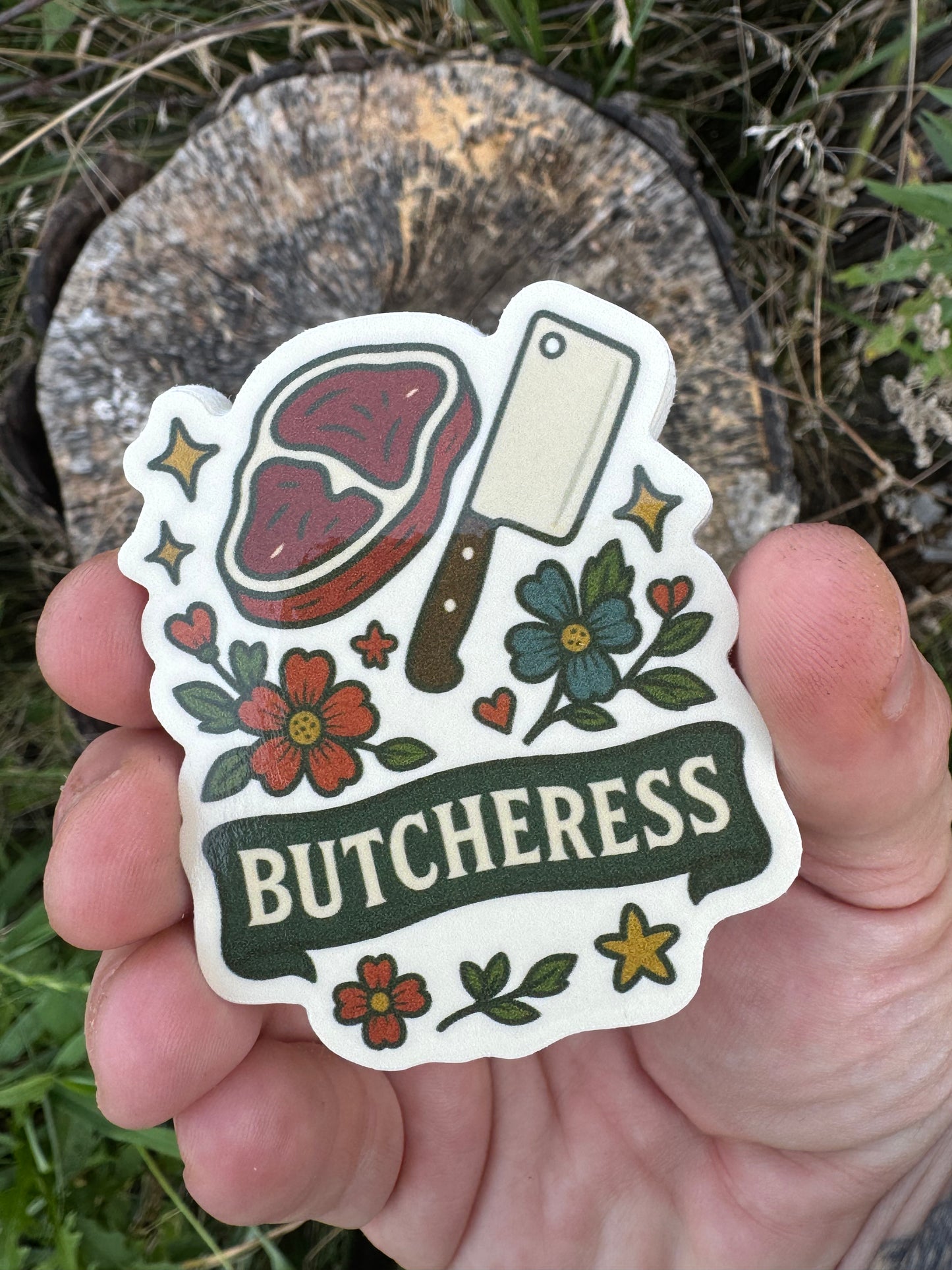 Butcheress Sticker (3”)