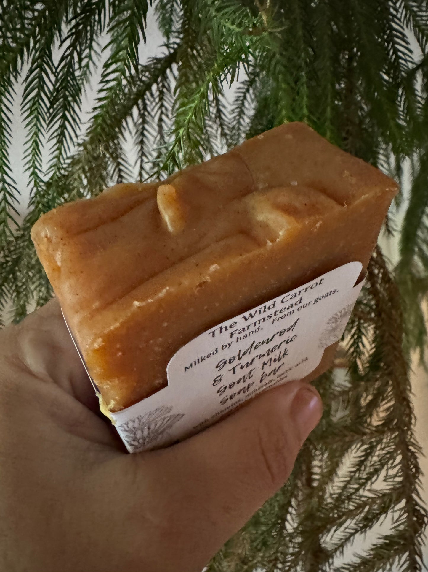 Goldenrod & Turmeric Skin-Brightening Goat Milk Soap (7oz bar)