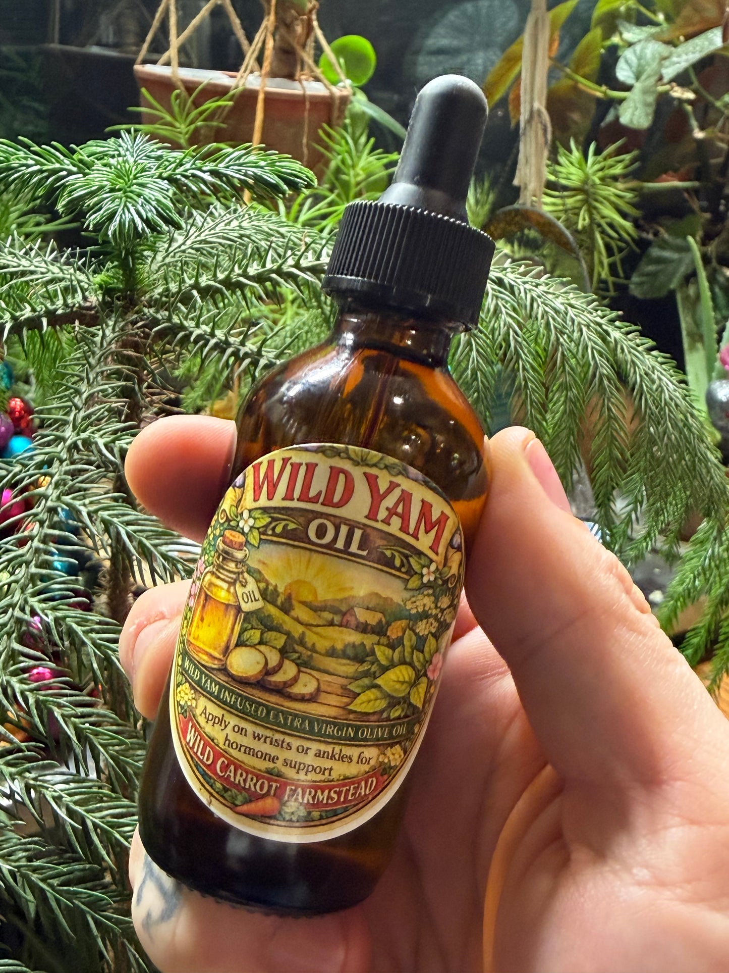 Lip Service Wild Yam Oil (2oz Glass Dropper)