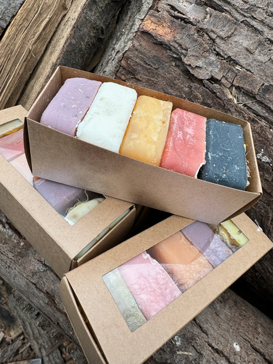 Mini Macaroon Travel Goat Milk Soap Sampler Pack (5 pack 2oz/piece)