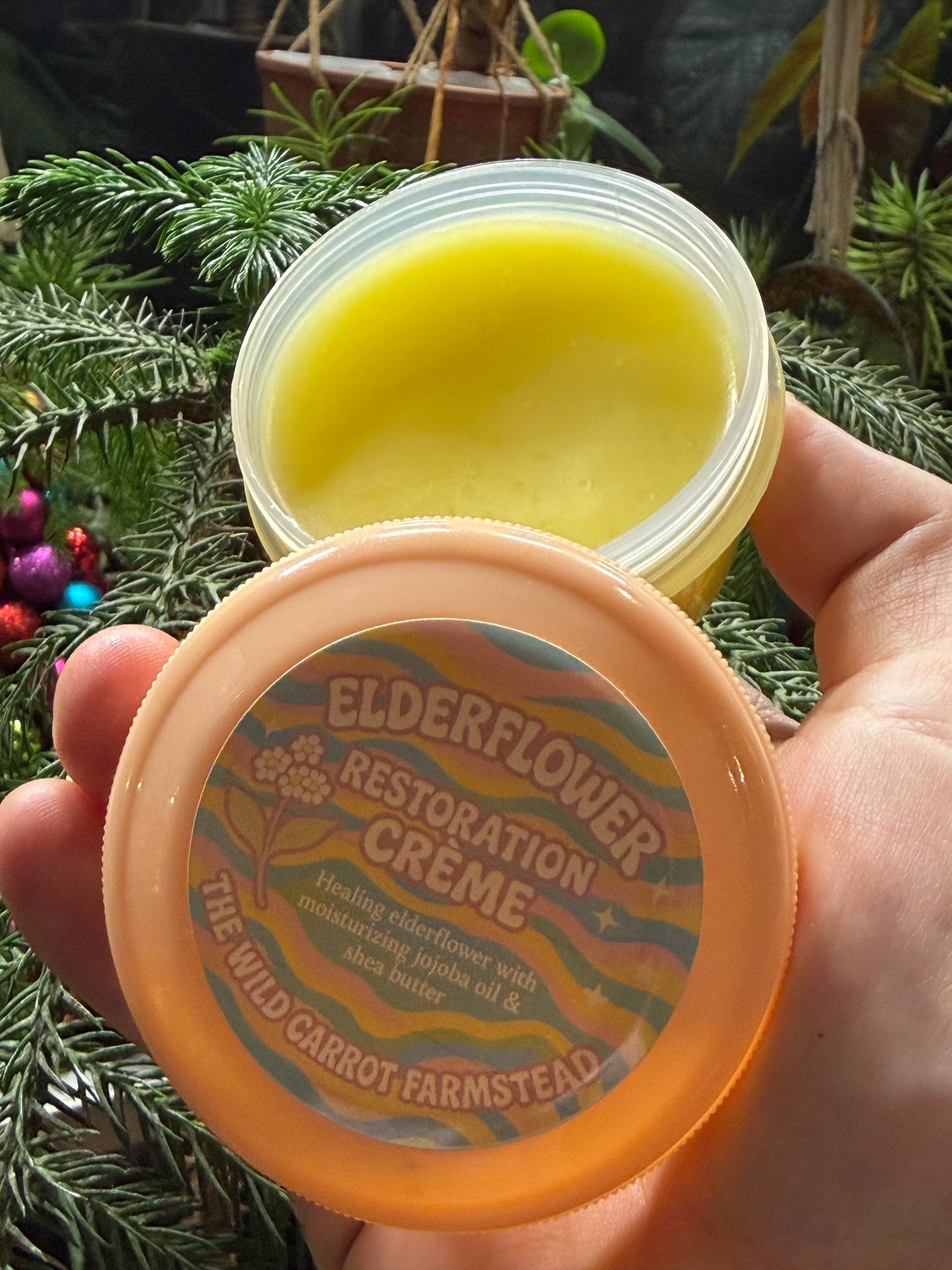 Elderflower Restoration Creme (4oz plastic tub)