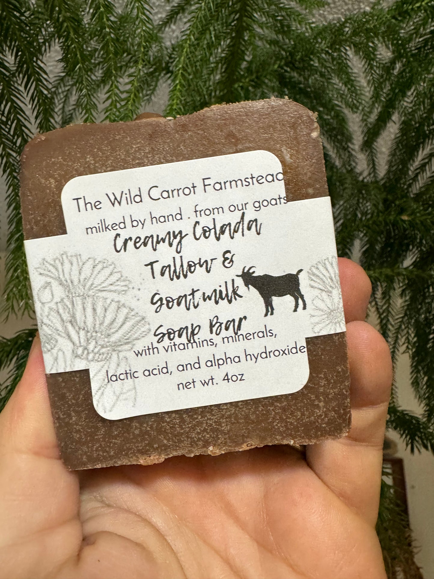 Creamy Colada Goat Milk Soap (7oz bar)