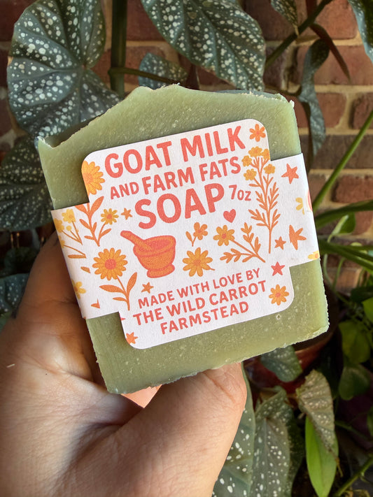 Olive Branch Goat Milk & Farm Fats Soap Bar (7oz)