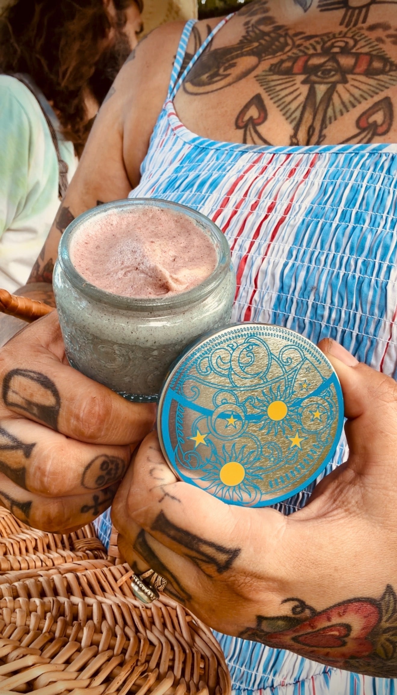 Moon Milk Whipped Tallow | Special Edition Blue Glass Jar | 4 oz