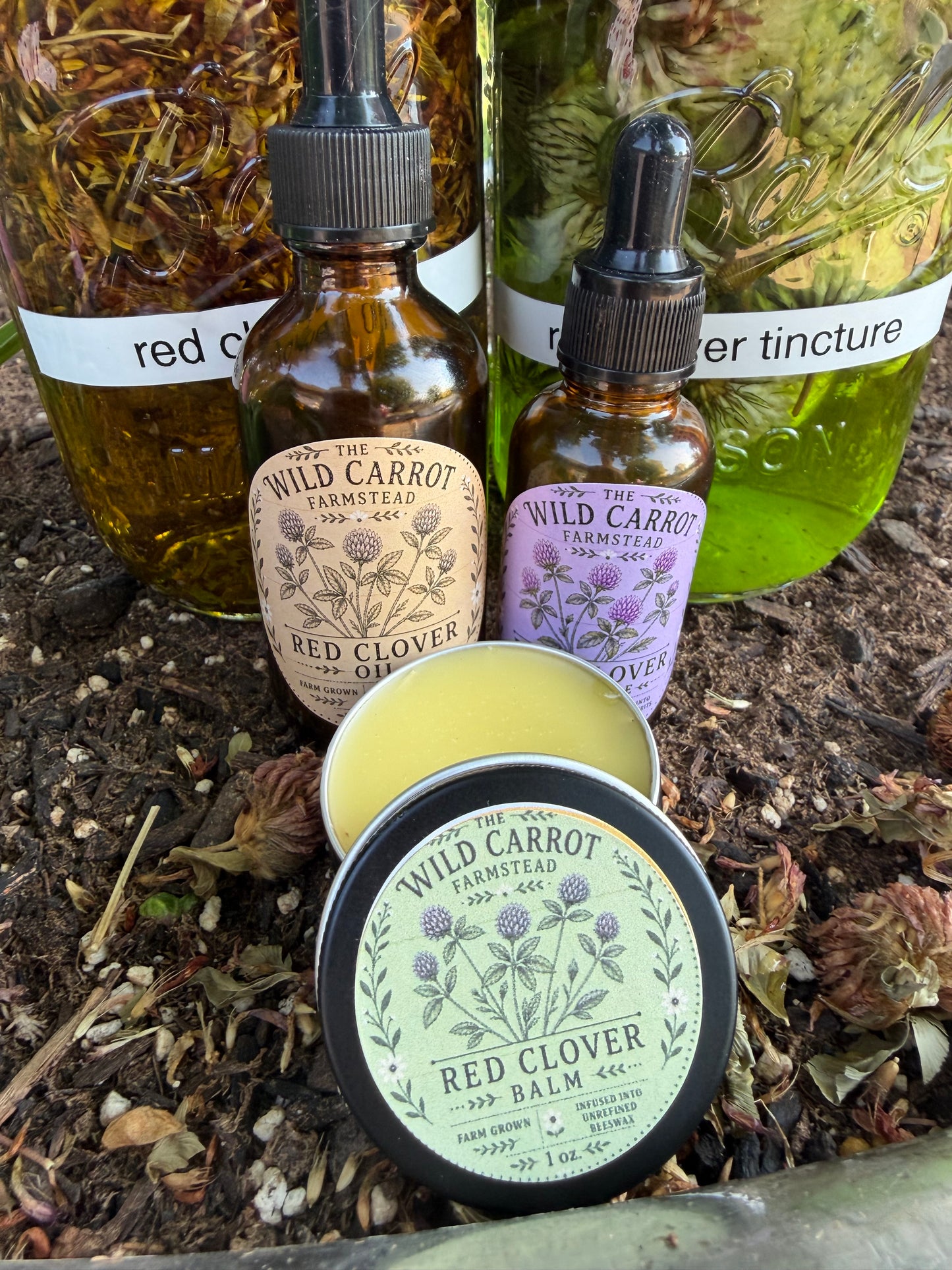 Red Clover Balm (1oz tin)