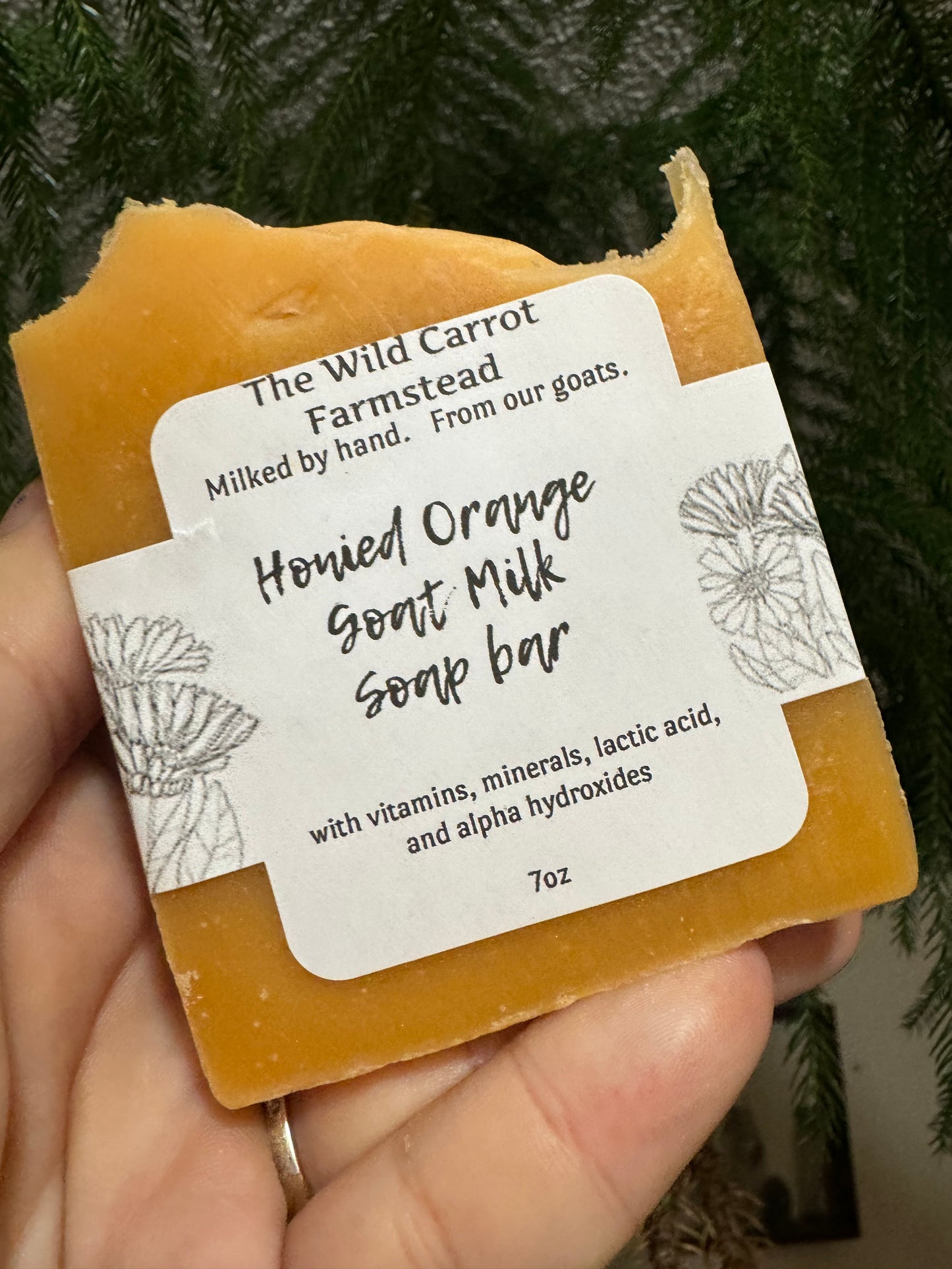 Honied Orange Goat Milk & Farm Fats Soap (7oz)