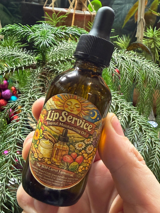 Lip Service Moisturizing Oil (2oz dropper bottle)