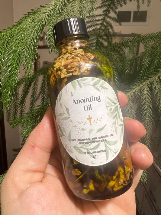 Infused Anointing Oil (4oz jar)