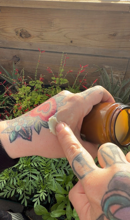 Sunshine Glow Tallow Balm (4oz glass jar)