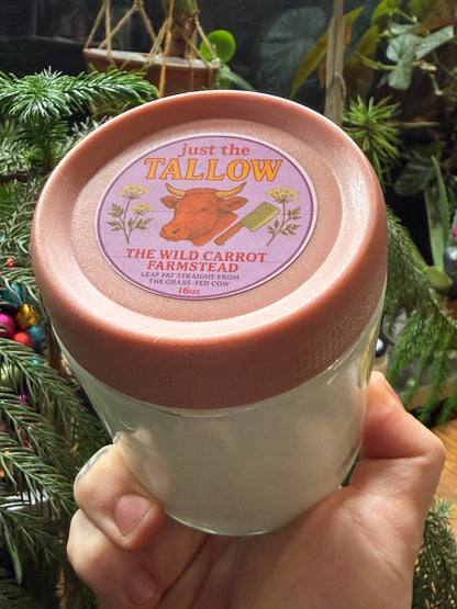 Just the Tallow (16oz glass jar)