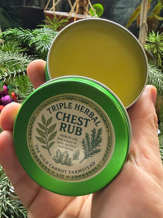 Triple Herbal Chest Rub (3oz tin)