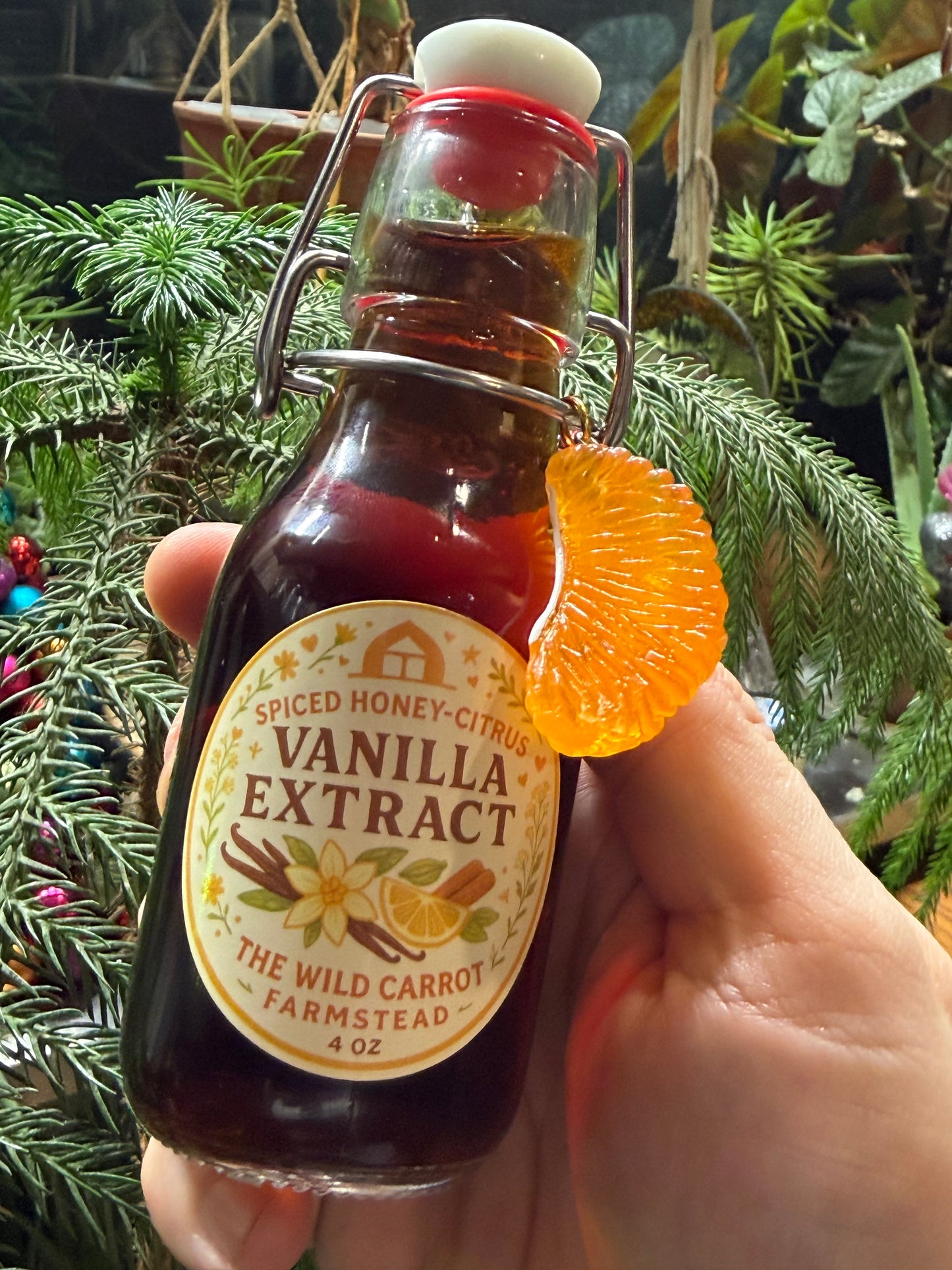 Spiced Honey Citrus Vanilla Extract (4oz glass swingtop)
