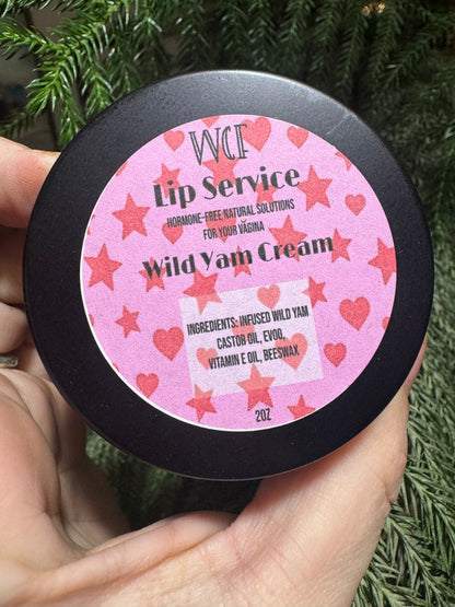 Lip Service Wild Yam Cream (2oz tin container)