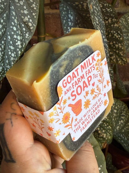 Morning Star Goat Milk & Farm Fats Goat Milk & Tallow Soap Bar (7oz)