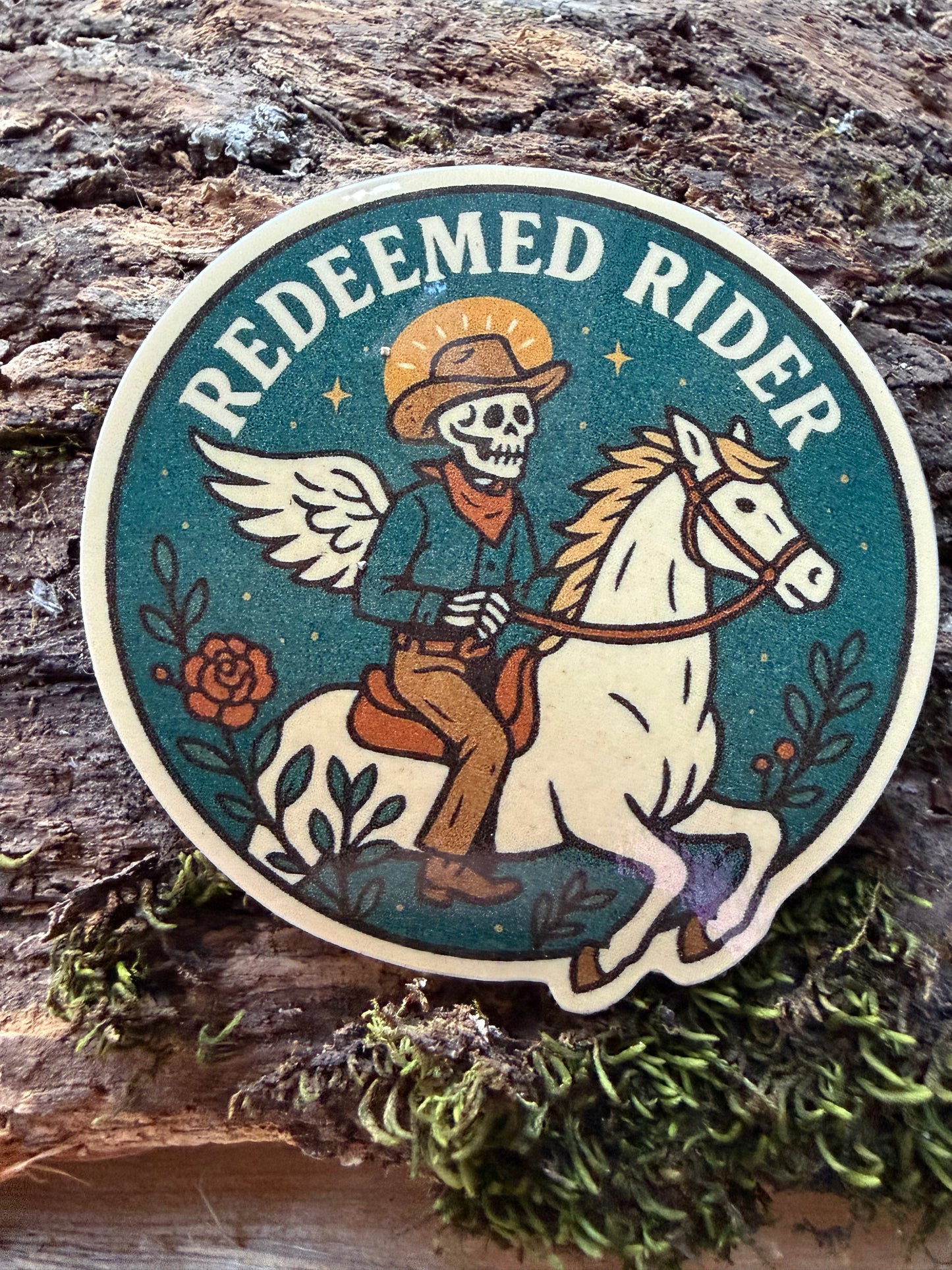 Grateful to God Dead Head Sticker Collection (2” round)
