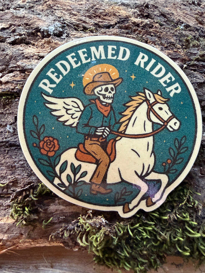 Grateful to God Dead Head Sticker Collection (2” round)