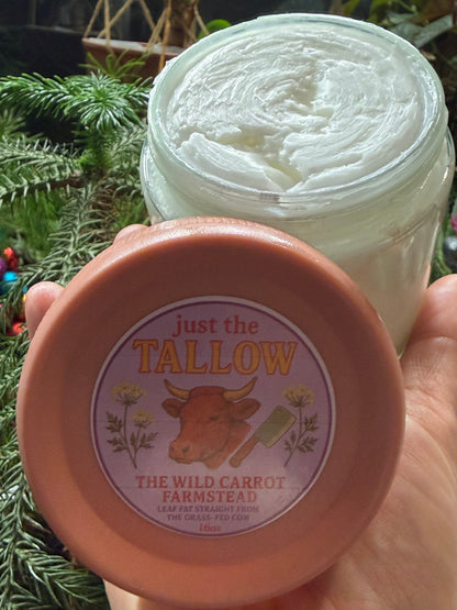 Just the Tallow (16oz glass jar)