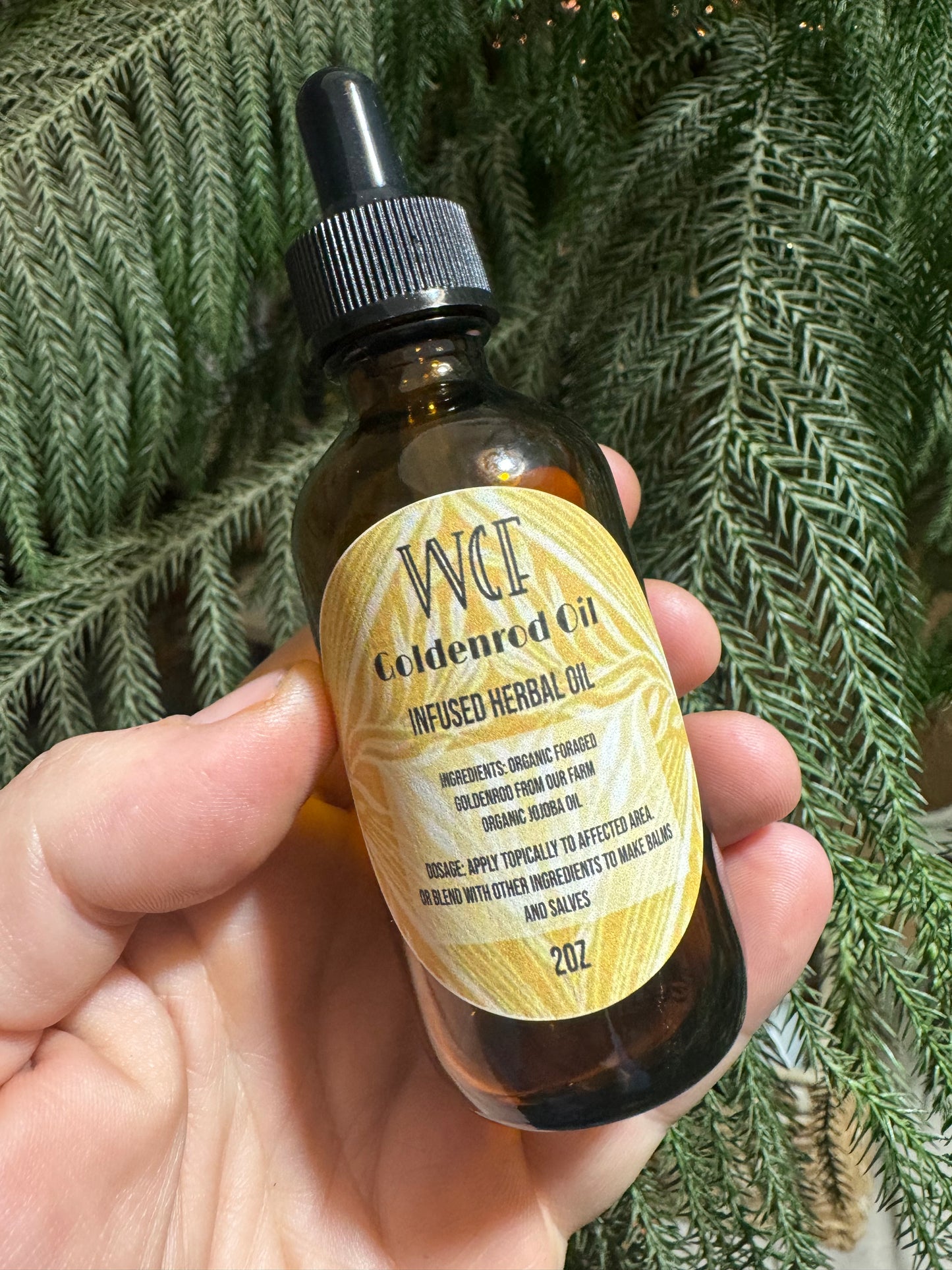 ✨SALE✨ Goldenrod Infused Oil (2oz glass dropper)