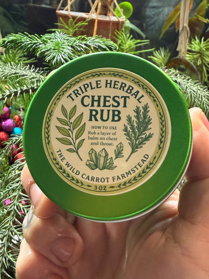 Triple Herbal Chest Rub (3oz tin)