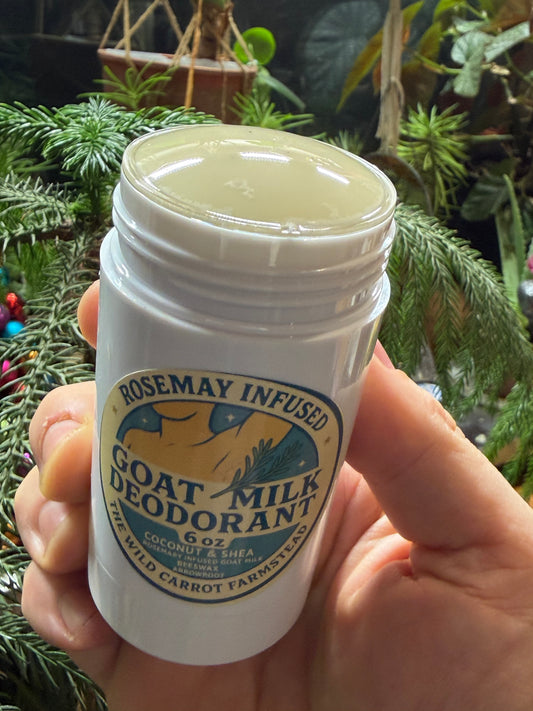 Rosemary Melaleuca Goat Milk Deodorant (1.5oz Twist-Up)