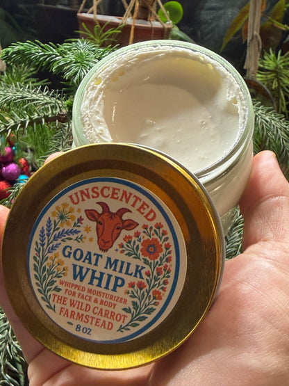 Goat Milk Whip (unscented 8oz)