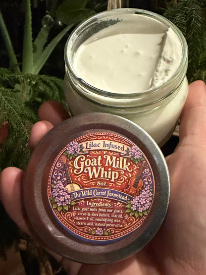 Lilac Infused Goat Milk Whip | 8 oz