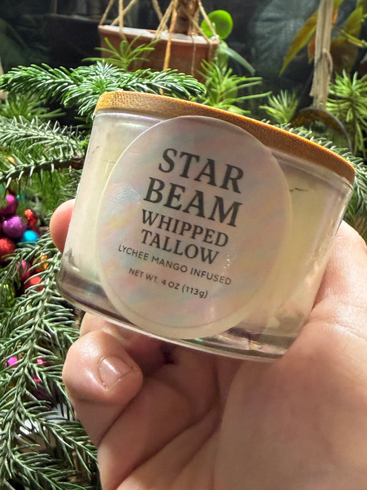 Starbeam Whipped Tallow (4oz glass jar)