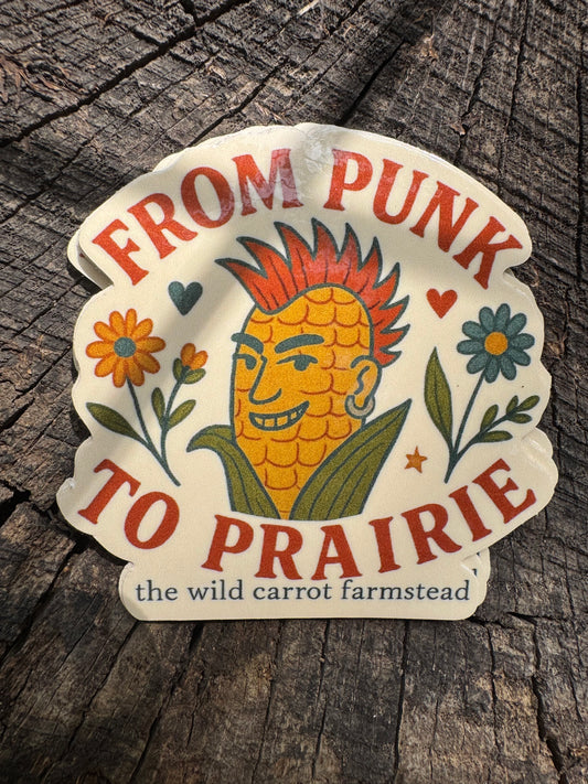 From Punk to Prairie (2.5” vinyl sticker)