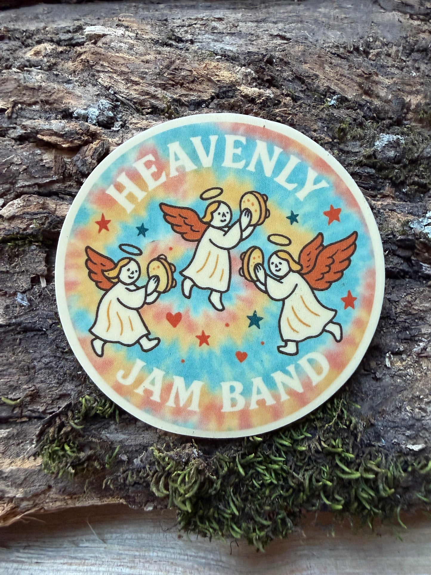 Grateful to God Dead Head Sticker Collection (2” round)