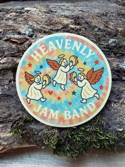 Grateful to God Dead Head Sticker Collection (2” round)