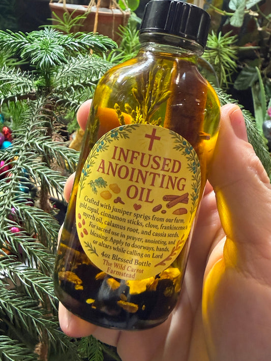 Infused Anointing Oil (4oz jar)