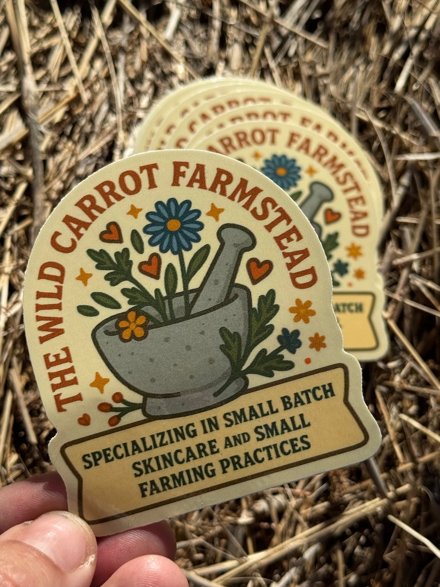 “WCF Pestle” 3.5” Sticker (full color vinyl)